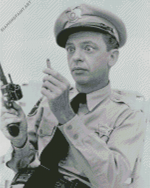 Black And White Barney Fife Diamond painting