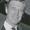 Black And White George Peppard Diamond Painting