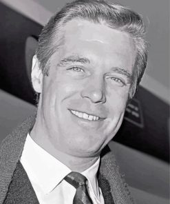 Black And White George Peppard Diamond Painting