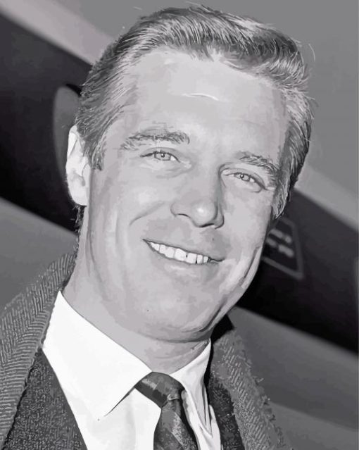 Black And White George Peppard Diamond Painting