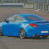 Blue Opel Insignia Diamond Painting