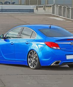 Blue Opel Insignia Diamond Painting