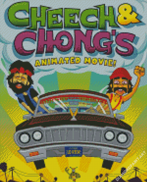 Cheech And Chong Animated Movie Diamond painting