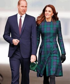 Classy Prince William And Kate Diamond Painting