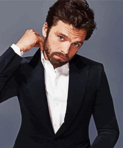 Classy Sebastian Stan Diamond Painting