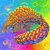 Colorful Pangolin Diamond Painting