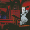 Creepy Monokuma Character Diamond painting