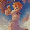 Cute Promised Neverland Character Diamond Painting