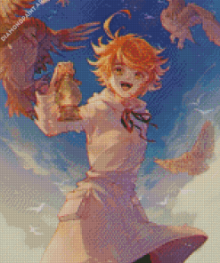 Cute Promised Neverland Character Diamond Painting