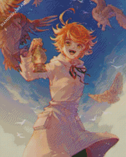 Cute Promised Neverland Character Diamond Painting