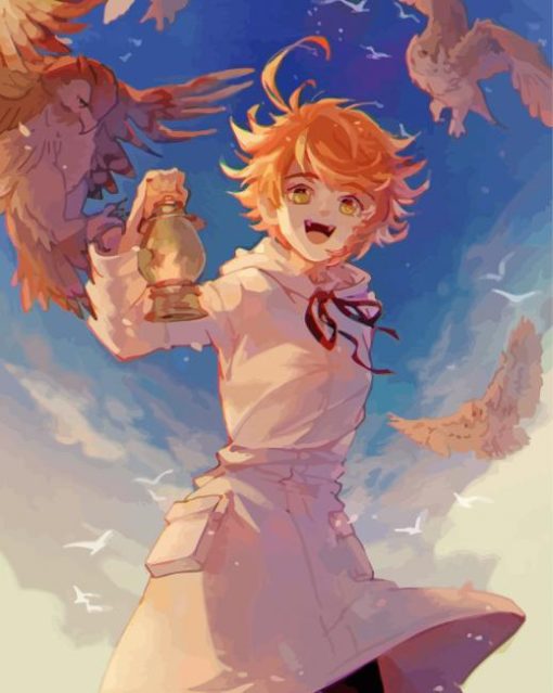 Cute Promised Neverland Character Diamond Painting