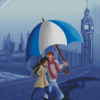 Cute London Couple Art Diamond painting