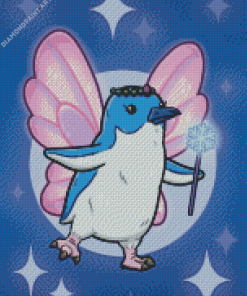 Fairy Penguin Illustration Diamond Painting