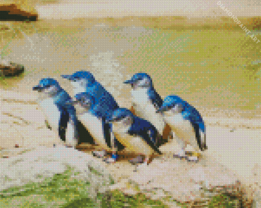 Fairy Penguins Diamond Painting