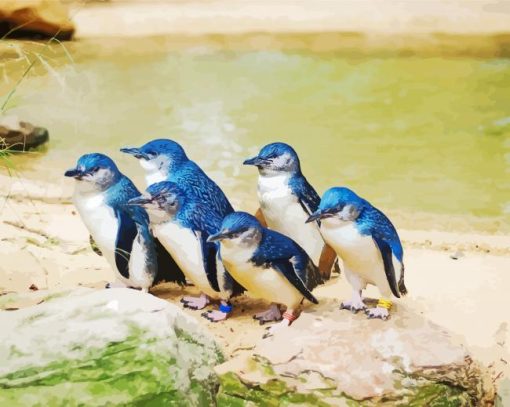 Fairy Penguins Diamond Painting