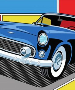 Ford Tbird Art Diamond Painting