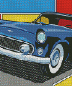 Ford Tbird Art Diamond Painting