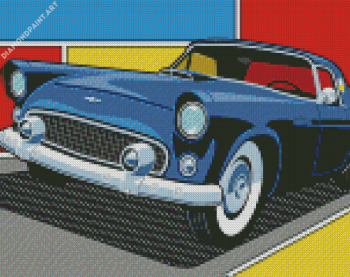 Ford Tbird Art Diamond Painting