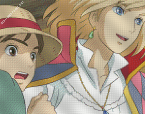 Howl's Moving Castle Diamond Diamond Painting