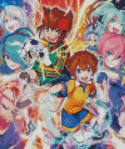 Inazuma Eleven Anime Characters Diamond Painting