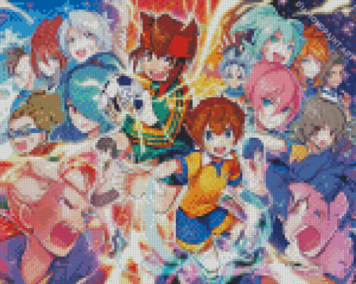 Inazuma Eleven Anime Characters Diamond Painting