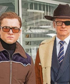 Kingsman Colin And Taron Diamond Painting