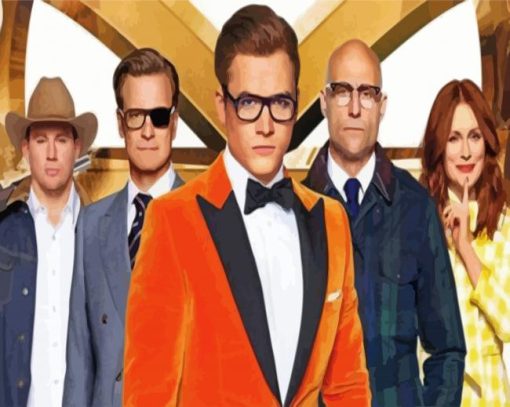 Kingsman Golden Circle Diamond Painting