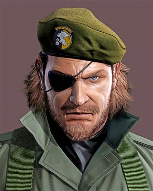 Metal Gear Walker Snake Diamond Painting