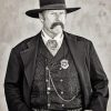 Monochrome Wyatt Earp Diamond Painting