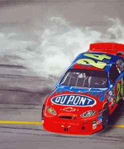 Red Jeff Gordon Diamond Painting