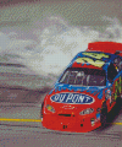 Red Jeff Gordon Diamond Painting