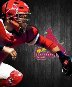 St Louis Cardinals Baseball Player Diamond Painting