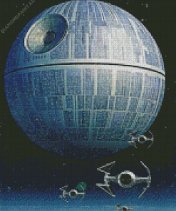 Star Wars Fantasy Death Star Diamond painting