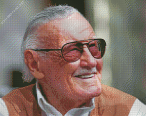 The American Comic Book Writer Stan Lee Diamond Painting