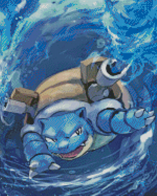 Blastoise Pokemon Anime Diamond Painting