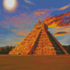 Aztec Pyramid Diamond Painting