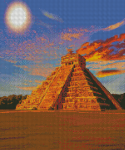 Aztec Pyramid Diamond Painting