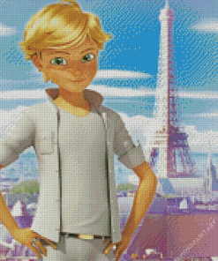 Adrien Agreste In Paris Diamond Painting