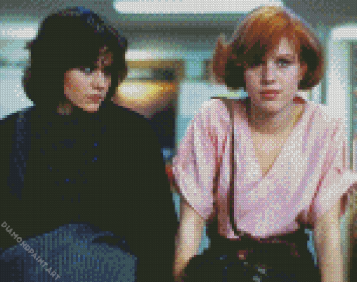 Allison And Claire The Breakfast Club Characters Diamond Painting