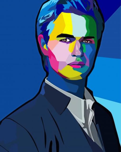 Ansel Elgort Pop Art Diamond Painting