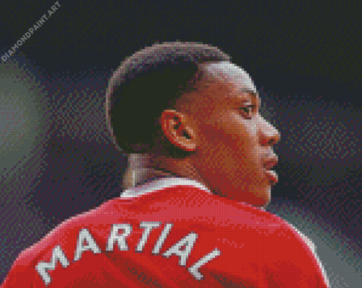 Anthony Martial Football Player Diamond Painting