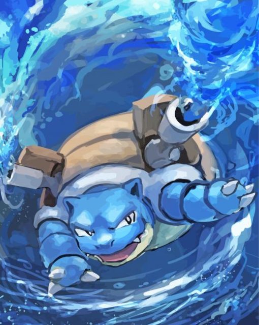 Blastoise Pokemon Anime Diamond Painting