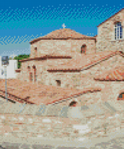 Church Of The Virgin Mary Ekatontapyliani Paros Greece Diamond Painting