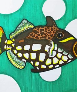 Clown Triggerfish Art Diamond Painting