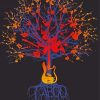 Colorful Guitar Tree Diamond Painting