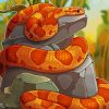 Corn Snake Art Diamond Painting