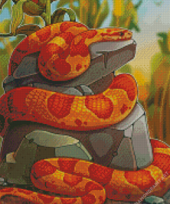 Corn Snake Art Diamond Painting