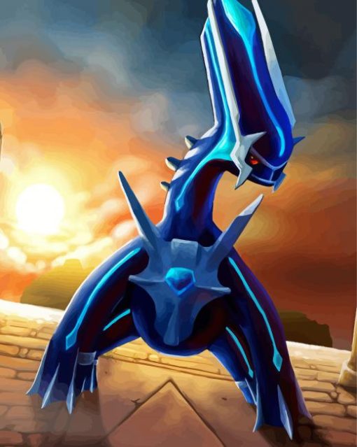 Dialga Pokemon Character Diamond Painting