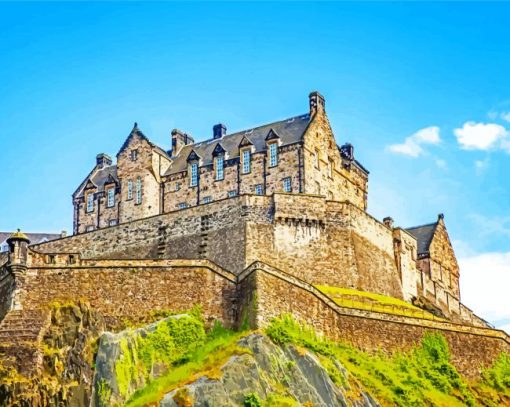 Edinburgh Castle Diamond Painting