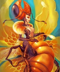 Fantasy Queen Bee Diamond Painting